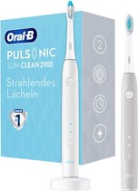 Oral-B Pulsonic Slim Clean 2900 Grijs & Wit met 2 tandenborstels