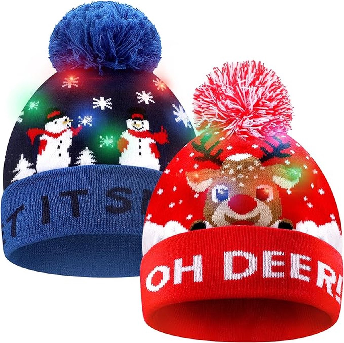 Pluche Feestelijke Kerstmuts? Bestel bij Feestwinkel XL
