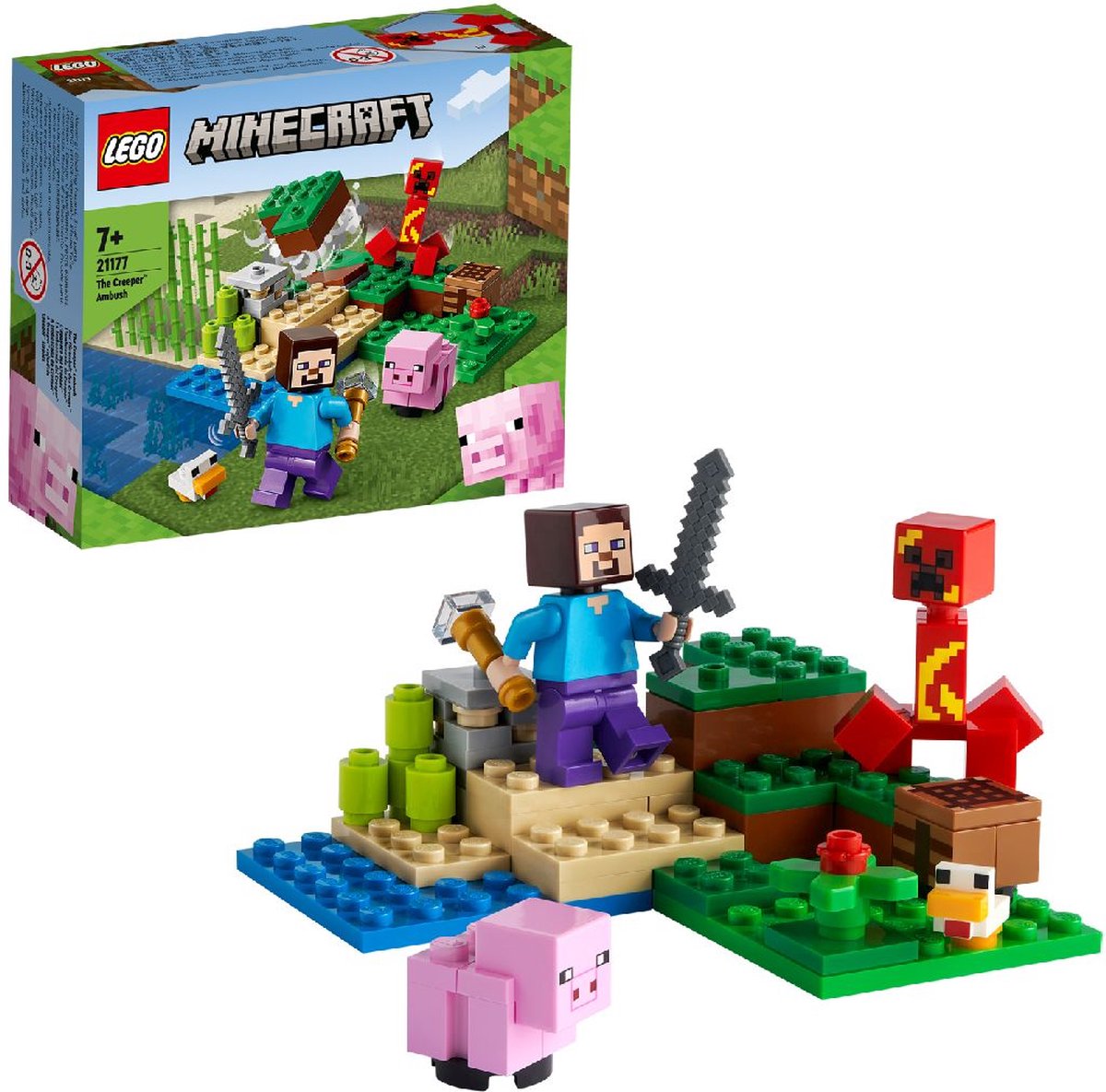 LEGO Minecraft 21178 pas cher, Le refuge renard
