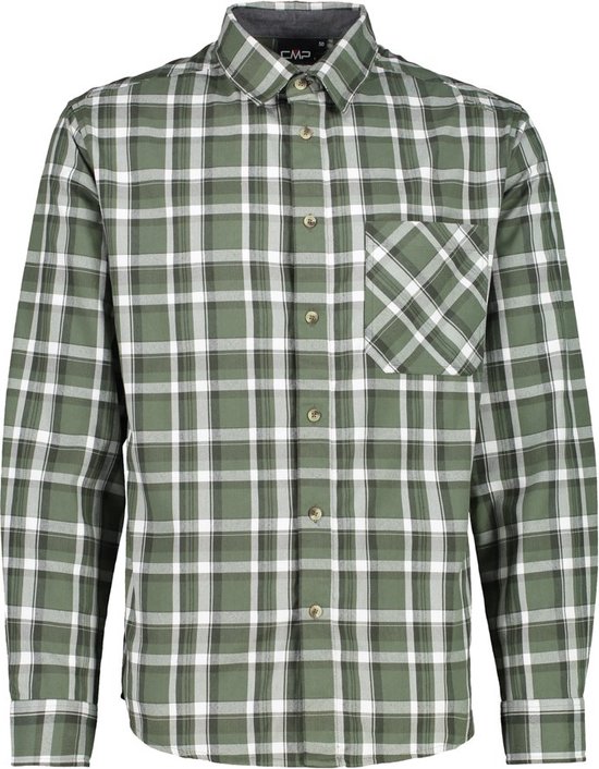 Chemise Homme CMP - Manches Courtes - Carreaux - Polyester Technique - Protection UV