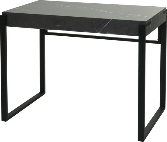 HOMCOM Consoletafel Entree Tafel Stijl Drapier Tafel Neo-Retro 2 Laden 2 Planken Afmetingen 100 L x 30,5 B x 80 H cm Hout Wit