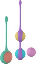 PARTY COLOR TOYS - SILICONE BOLY CHINESE BALLS SET