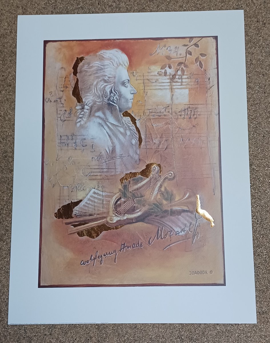 poster Verkerke Joadoor - Mozart's allegro 60 x 80 cm