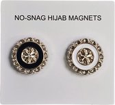 Fako Bijoux® - 2x Magnetische Broche - Hoofddoek Magneet - Sjaal - Hijab Accessoires - Abaya - 18mm - 2 Stuks - Circle