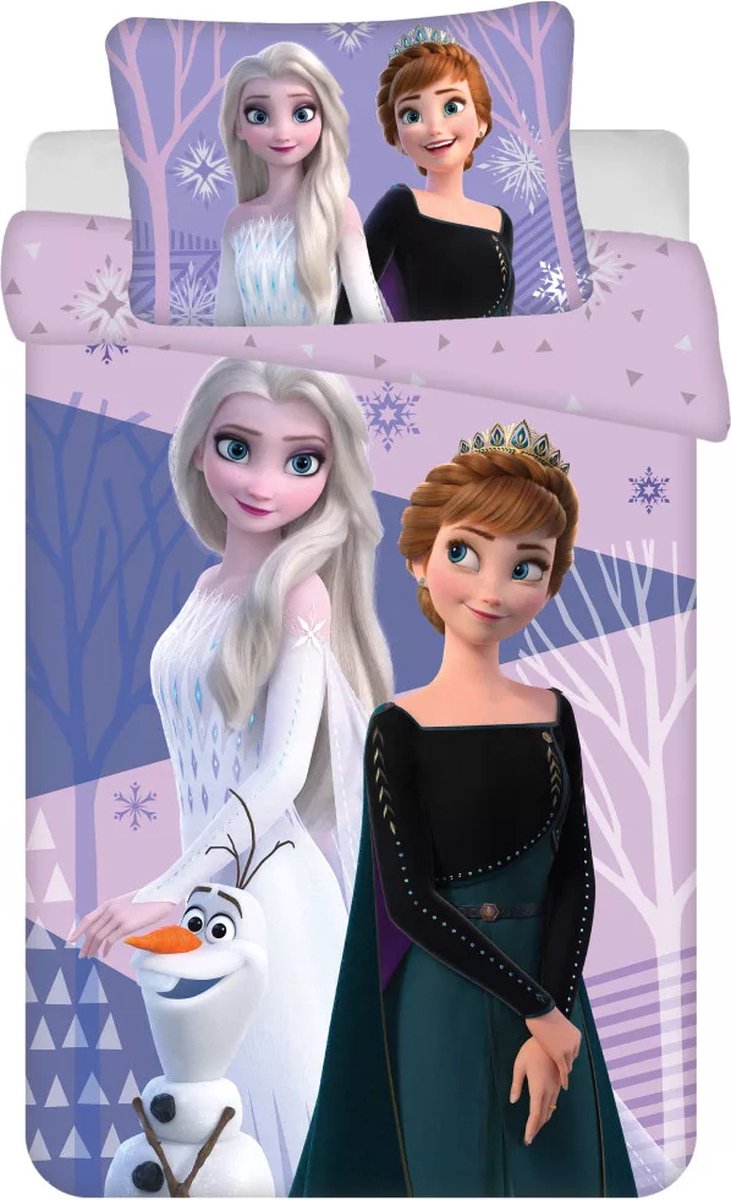Disney Frozen princess peuterdekbedovertrek - 100 x 135 cm