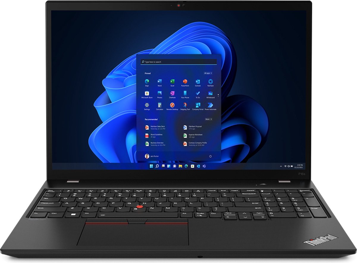 Lenovo ThinkPad P16s Gen 2 (AMD) AMD Ryzen� 7 PRO 7840U Mobiel werkstation 40,6 cm (16"") Touchscreen WUXGA 32 GB LPDDR5x-SDRAM 1 TB SSD Wi-Fi 6E (802.11ax) Windows 11 Pro Belgisch Zwart"