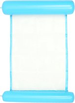 Waterhangmat Opblaasbaar lounge luchtbed 120x75cm Water hangmat - hangmat Blauw