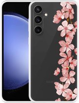 Cazy Case adapté au Samsung Galaxy S23 FE Branche de Fleurs
