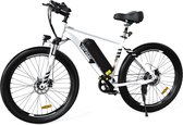 HITWAY Elektrische fiets - Ebike - 26"*3.0 - 48V15AH - tot 35-90 km - 7 versnellingen - Wit