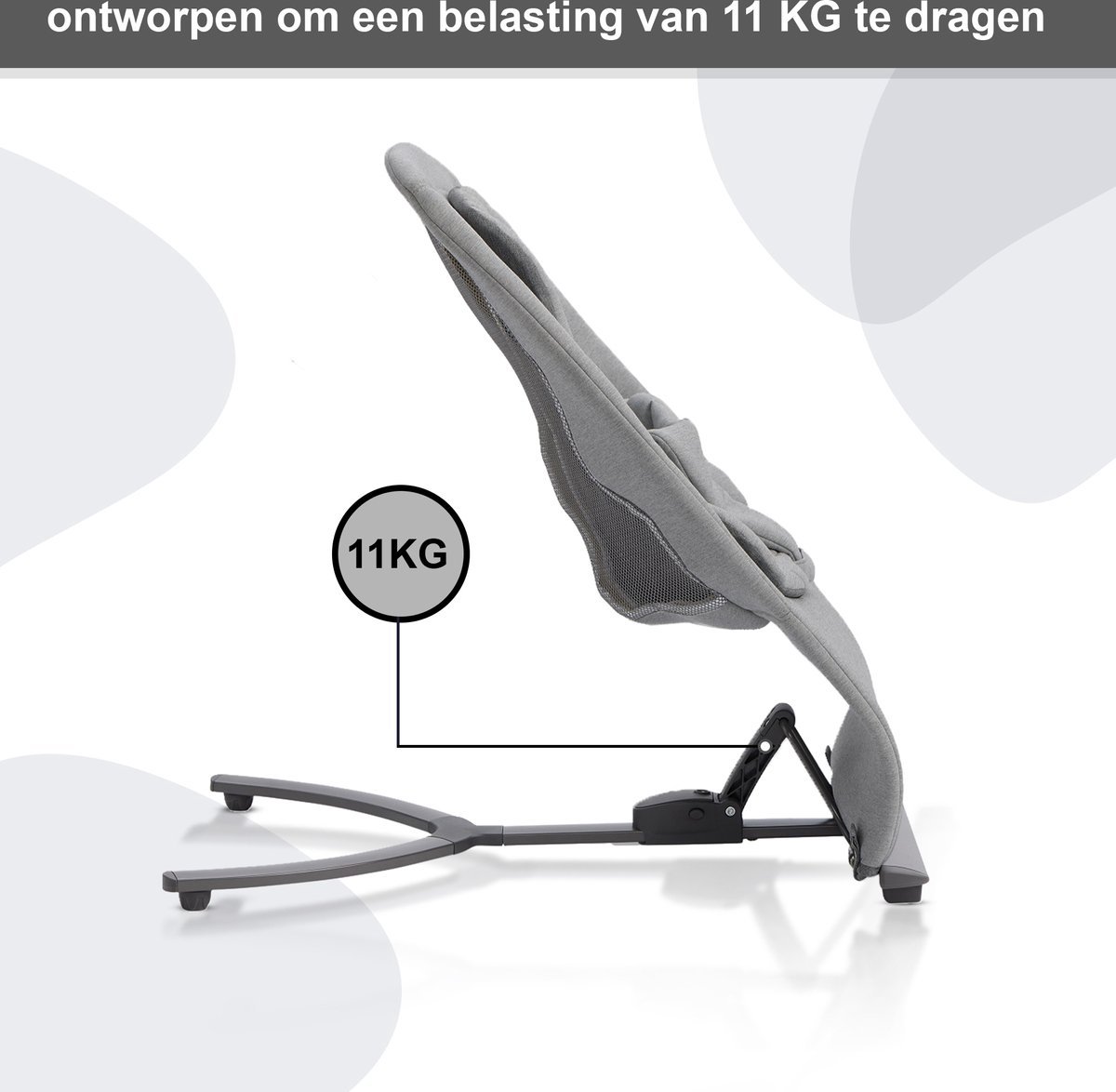 Shasim wipstoel baby - 3 standen + gratis speelboog