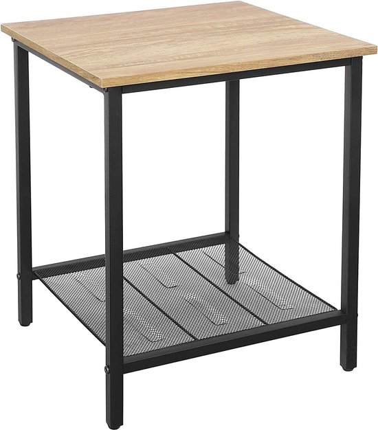 Vente-unique Set woonkamer industriële stijl MEMPHIS: Salontafel