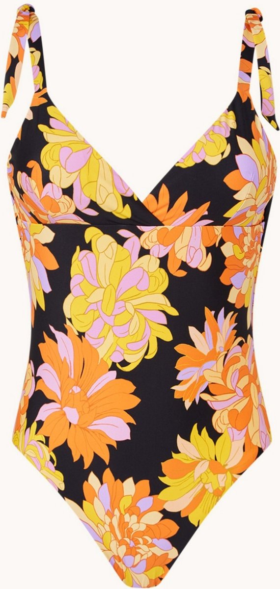 Seafolly bloemenprint badpak met uitneembare vulling - Maat 38