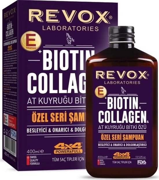 revox biotin collagen horse tail extract shampoo 360ml