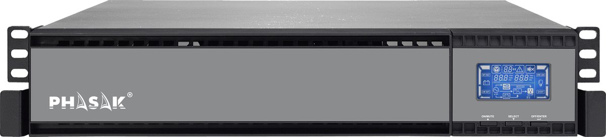 Phasak PH 9315 UPS Dubbele conversie (online) 1,5 kVA 1350 W 4 AC-uitgang(en)
