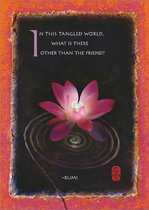 Amber Lotus - Rumi - wenskaart - tangled world