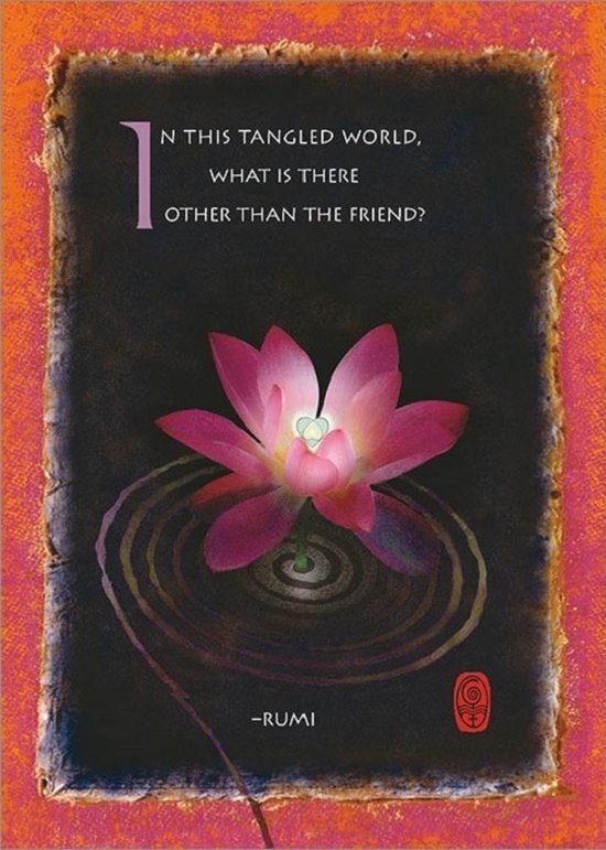 Amber Lotus - Rumi - wenskaart - tangled world - 3 stuks