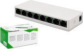 Netwerk Switch – Internet Kabel Hub - 8 Poorten Verdeler - Internet Switch - RJ45 splitter