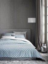 De Witte Lietaer Dekbedovertrek Katoen Satijn Azulejos - Hotelmaat - 260 x 240 cm - Blauw