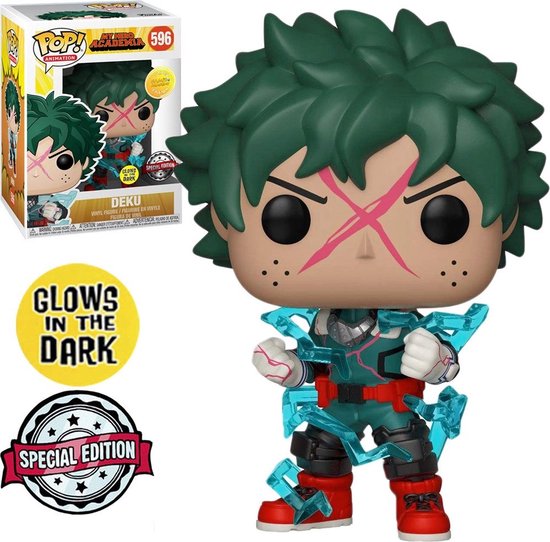 Funko Pop! Animation: My Hero Academia - Deku Full Cowl #596 - Glow in
