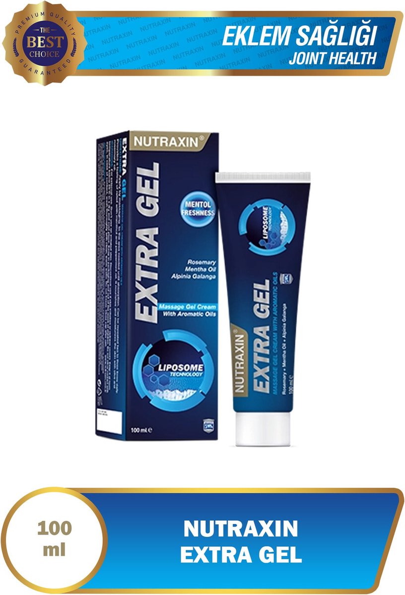 Goedkoopste Nutraxin - Extra Gel Massagegel Crème met aromatische oliën 100 ml (voor gewricht pijn) - voor gewrichten