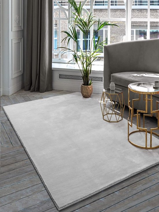 Karpet24 Modern Bont tapijt Lina Grijs-200 x 290 cm