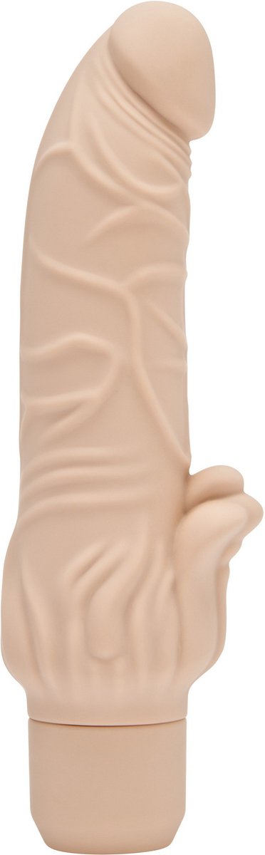 Goedkoopste GET REAL BY TOYJOY Classic Vibrator met Clitorisstimulatie - lichte beige