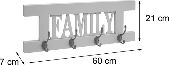 Cosmo Casa Ensemble d'armoire murale 2 pièces - Panneau d'armoire Home + Famille - Shabby - Look Vintage - Wit