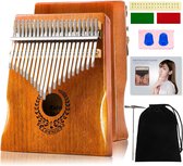 Kalimba Thumb Piano - Professioneel Handgemaakt Muziekinstrument met Zorgvuldig Vervaardigde Tanden - Compact en Draagbaar voor Muziekplezier onderweg - Geschikt voor Beginners en Gevorderde Muzikanten