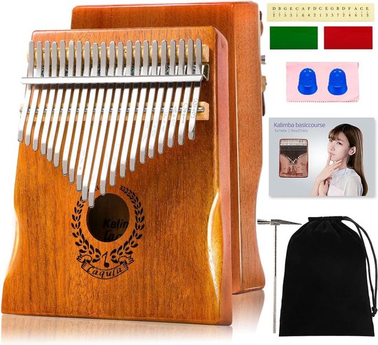 Foto: Kalimba thumb piano professioneel handgemaakt muziekinstrument met zorgvuldig vervaardigde tanden compact en draagbaar voor muziekplezier onderweg geschikt voor beginners en gevorderde muzikanten