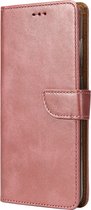 Geschikt voor iPhone 15 Pro Max hoesje - Bookcase - Pasjeshouder - Portemonnee - Kunstleer - Roze