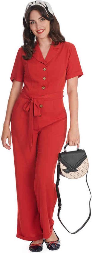 Banned - Combinaison Pleased As Punch - XL - Rouge