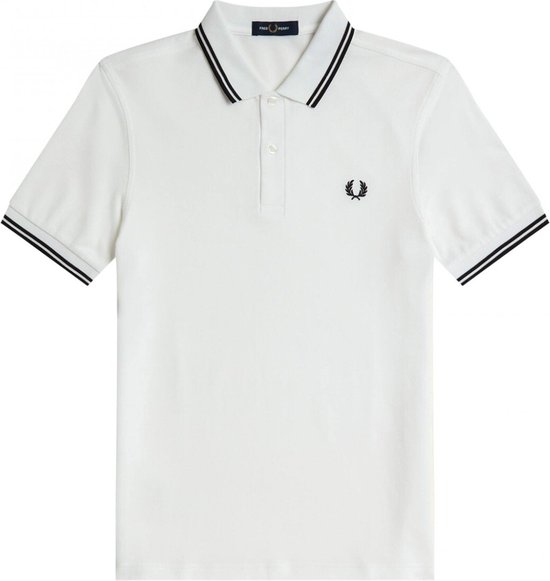 Fred Perry - Polo M3600 Wit - Modern-fit - Heren Poloshirt Maat 3XL
