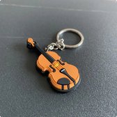 Viool Sleutelhanger - Keychain - Siliconen - Violist - Kado - Cadeau - Muziekinstrument - Strijkinstrument Hanger