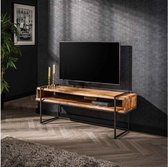 TV-meubel open vak edge - Massief acacia naturel