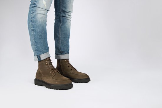 Blackstone JAYLEN HIGH - AG322 Musk - Lace-ups - Hommes - Dark green - Taille: 45