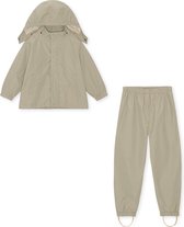 Konges Sløjd - Combinaison de pluie - Ensemble de pluie - Veste de pluie et pantalon de pluie - Sage séchée - Taille 3 ans