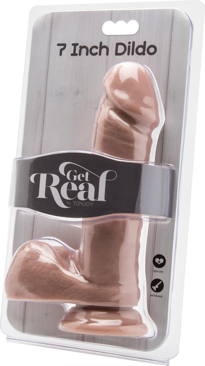 Goedkoopste GET REAL | Get Real - Dildo 18 Cm With Balls Skin
