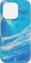 BodyGuardz Carve Marble Magsafe - iPhone 15 Pro- Blue/White