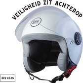 BHR 806 Kids | Blanc | casque enfant pour scooter & moto | garçons et filles | Taille M