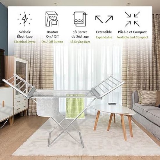 Srliya Was-mache 22×22×17 1200w Household High Efficiency Dryer