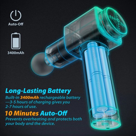 G2 Pro Massage Gun - Sport Massage Apparaat 24V - Rug Massage -