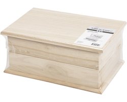 Juwelendoos, afm 27x17x12 cm, 1 stuk, Keizerin boom