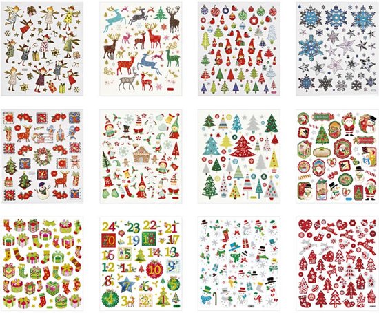 Creativ Company Sticker boek Kerst