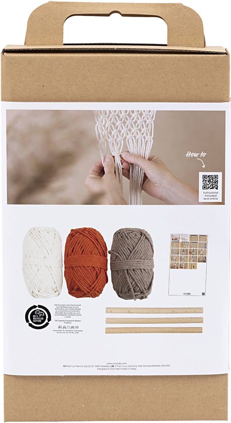 Creativ R Creativ Company Startersset Macramé - Handwerkpakket - Plantenhanger | bol