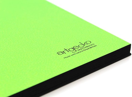 Artgecko Shady Spiral Sketchbook A3 Portrait 200gr 40 feuilles Zwart