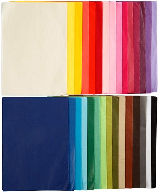 Papier de soie, A4 210x297 mm, 14 g, 30x10 feuilles