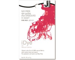 Jacquard iDye Natural textielverf Vuurrood 14 g