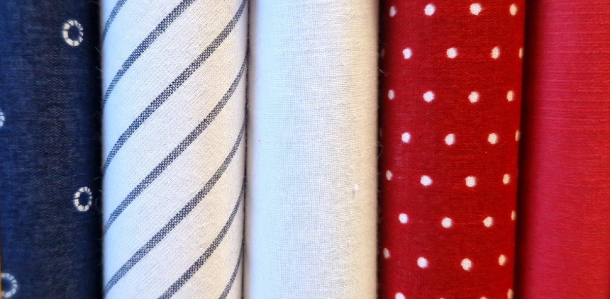 Zakdoeken rood dessin 5 pack
