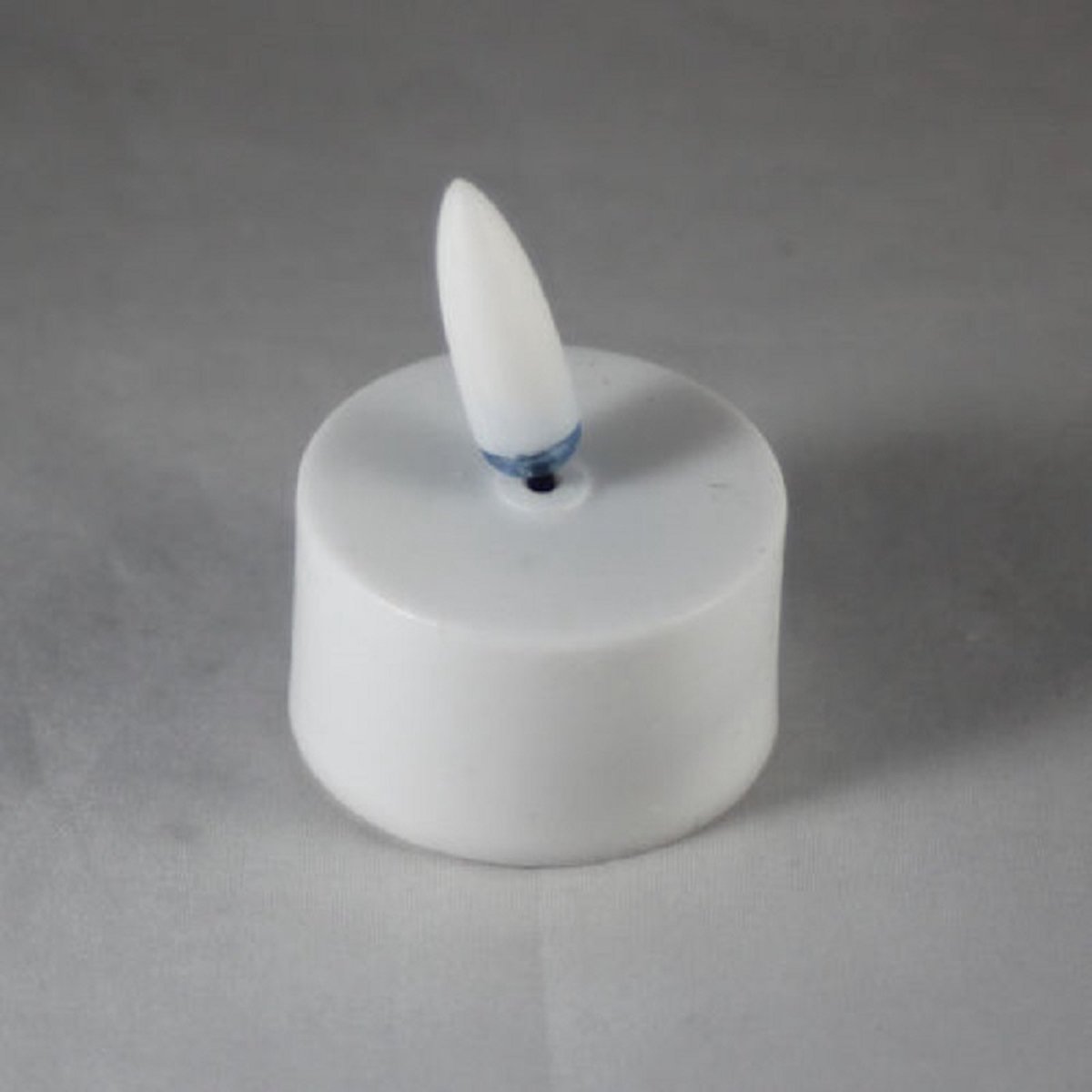 LED Theelichtjes Met Timer - Set Van 4, 3D Vlam Effect, Wit