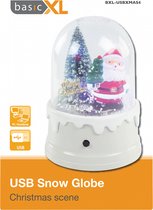 BasicXL BXL-USBXMAS4 USB Sneeuwbol met Kerstlandschap Sneeuwbal